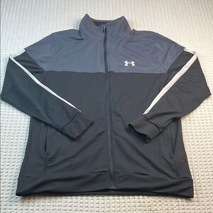 Under Armour Men's Track Jacket Size Large Pre Owned